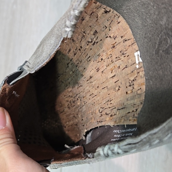 Olukai Men's Moloa Kohana Leather Gray Loafers Slip On Shoes Sz 11.5 - Picture 10 of 15